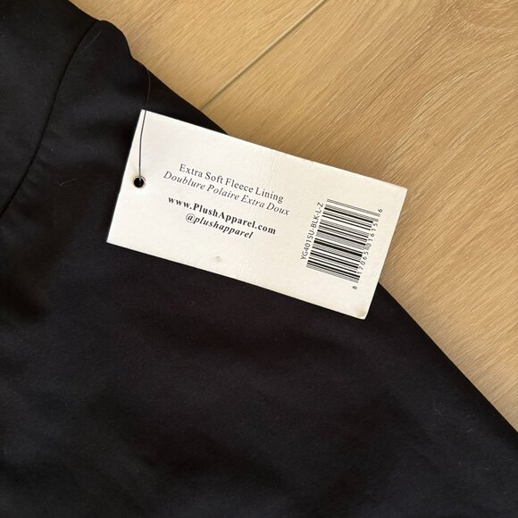 Plush Apparel Extra Soft Fleece Lined Matte Stirrup Leggings - Picture 4 of 5